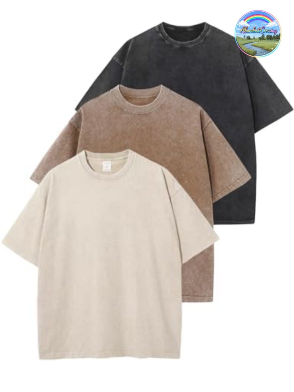 Men Oversized T-Shirt Vintage Cotton Loose Fit Short Sleeve Streetwear Tee